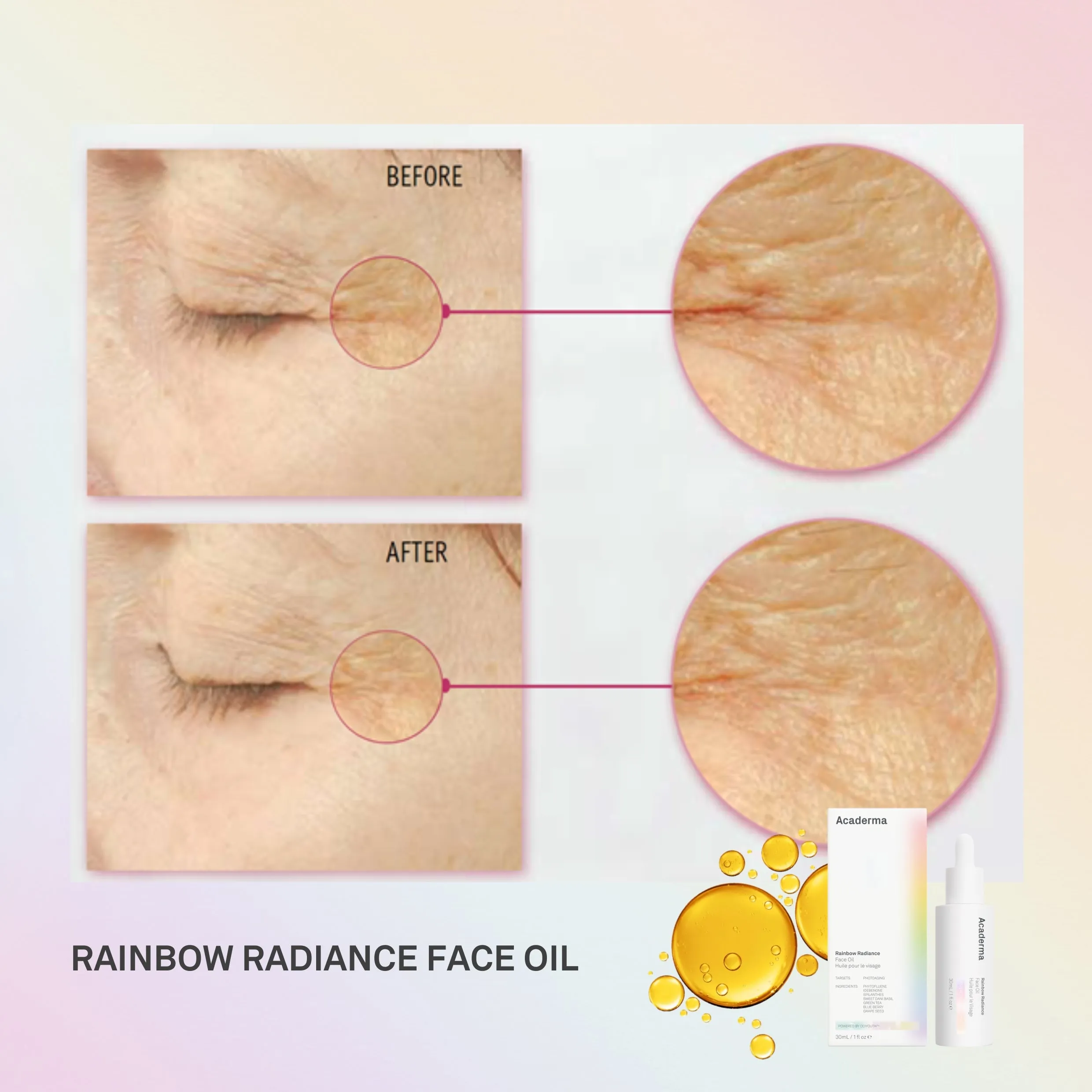 Acaderma Rainbow Radiance Face Oil