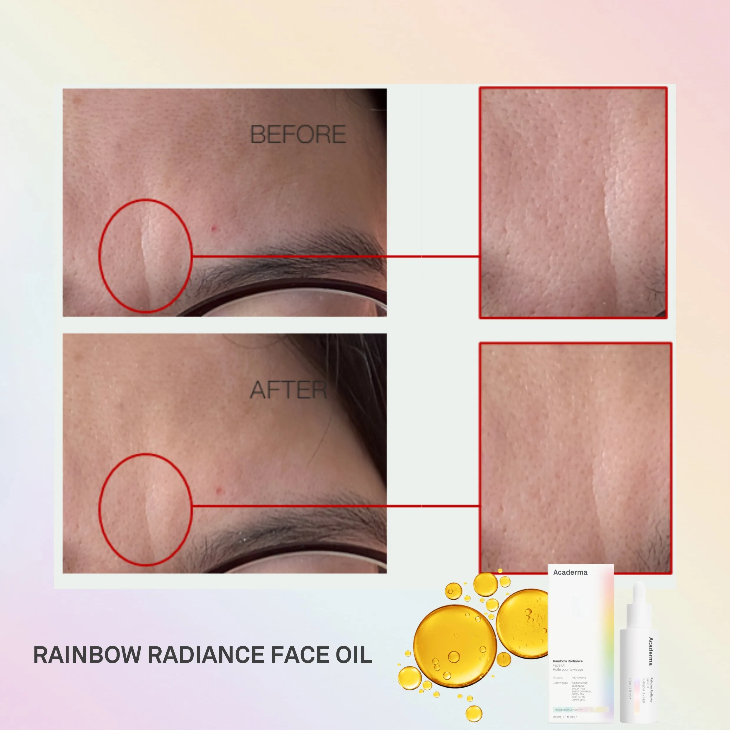 Acaderma Rainbow Radiance Face Oil