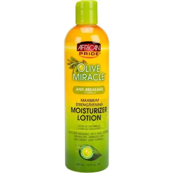 African Pride Olive Miracle Moisturizer Lotion 12 oz.