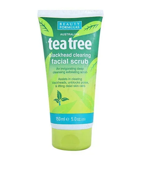 Beauty Formulas Tea Tree Blackhead Clearing Facial Scrub