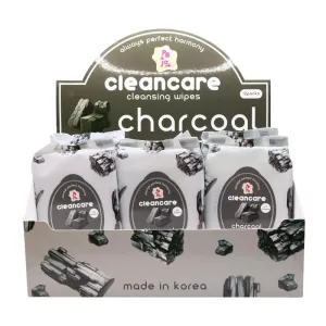 Cleancare Cleansing Wipes Charcoal (12 units)