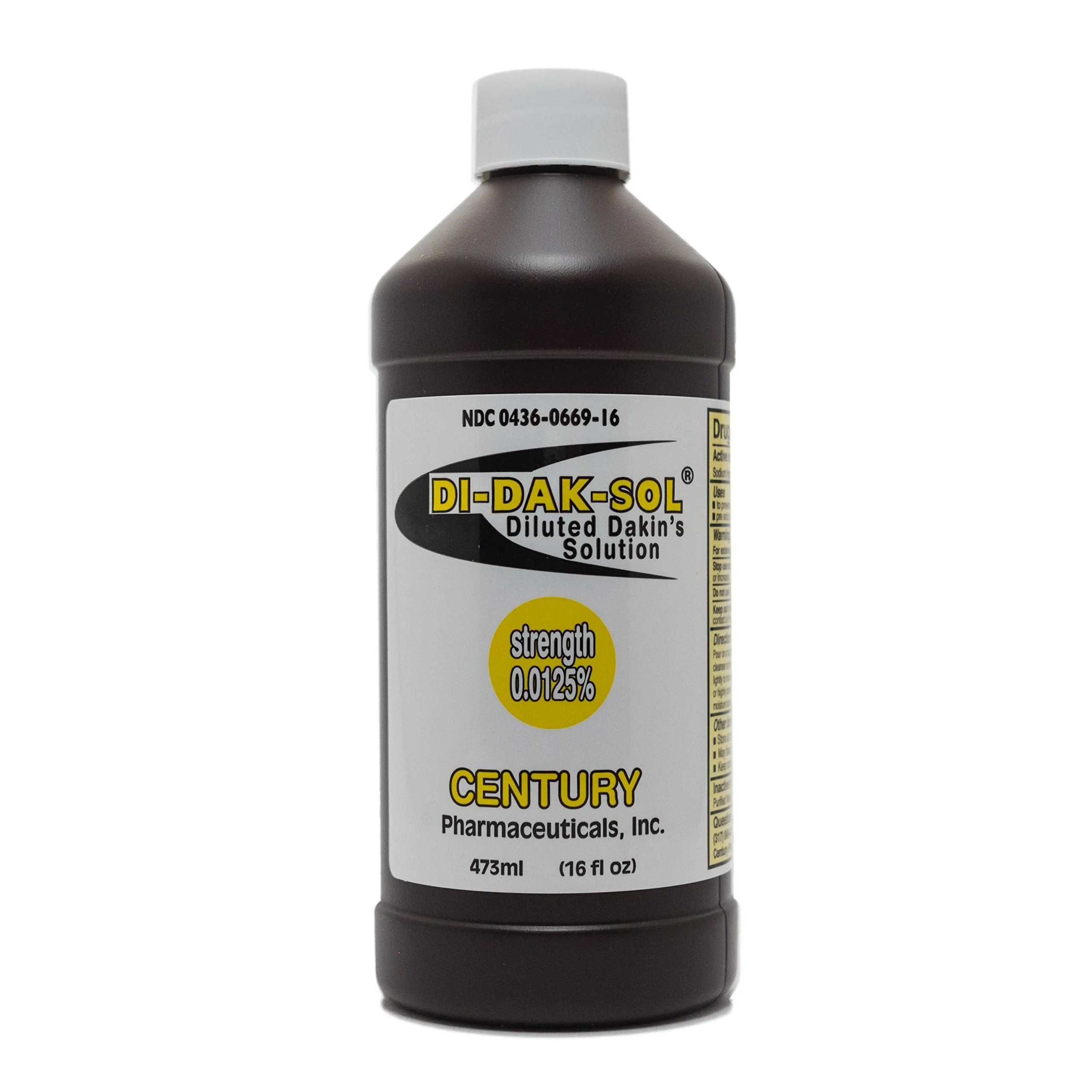 Di-Dak-Sol Diluted Dakin's Solution 16 oz. Bottle