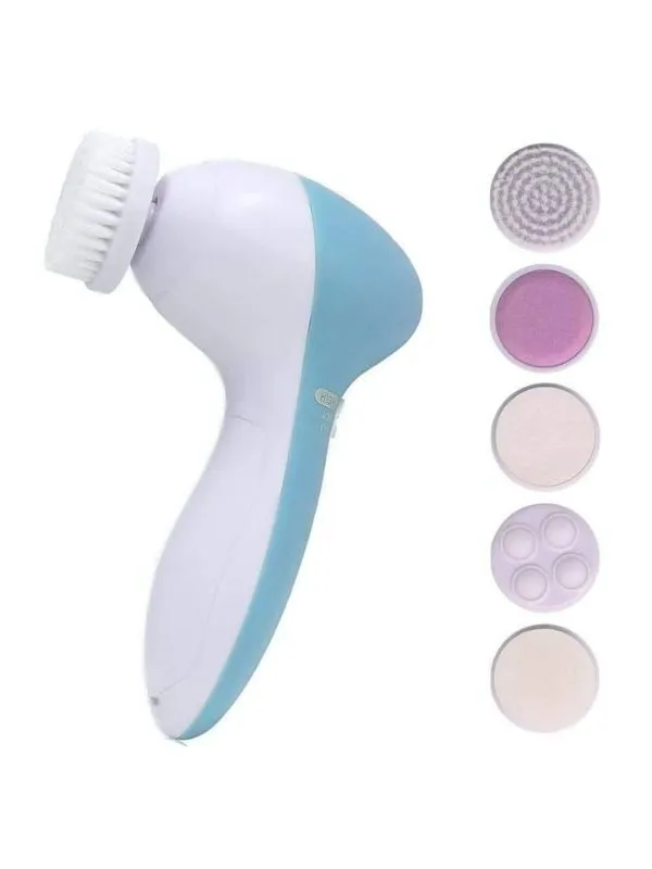 Face Cleaning Brush Set with 5 Heads