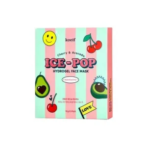 KOELF Cherry & Avocado Ice-Pop Hydrogel Mask Pack 30g*5EA