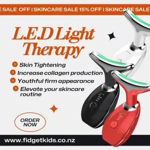 LED Light Therapy Face & Neck Massager