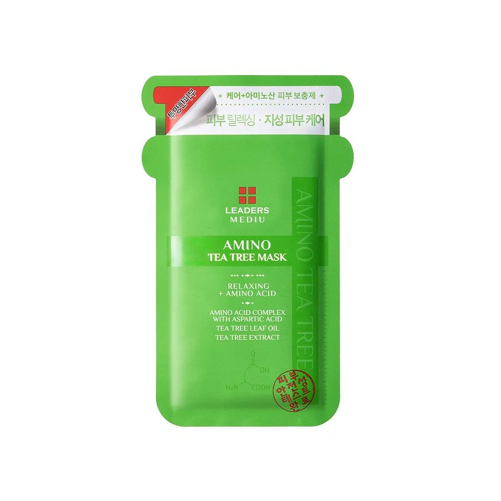 Mediu Amino Tea Tree Mask - 1 Box of 10 Sheets