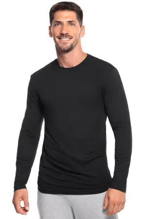 Men's Morada Everyday Long Sleeve T-Shirt | Black