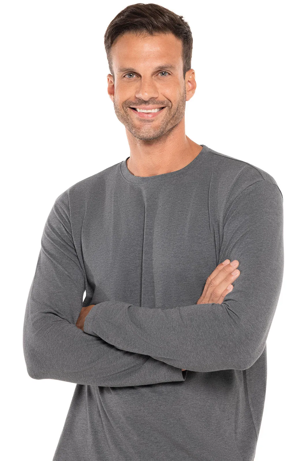 Men's Morada Everyday Long Sleeve T-Shirt | Charcoal