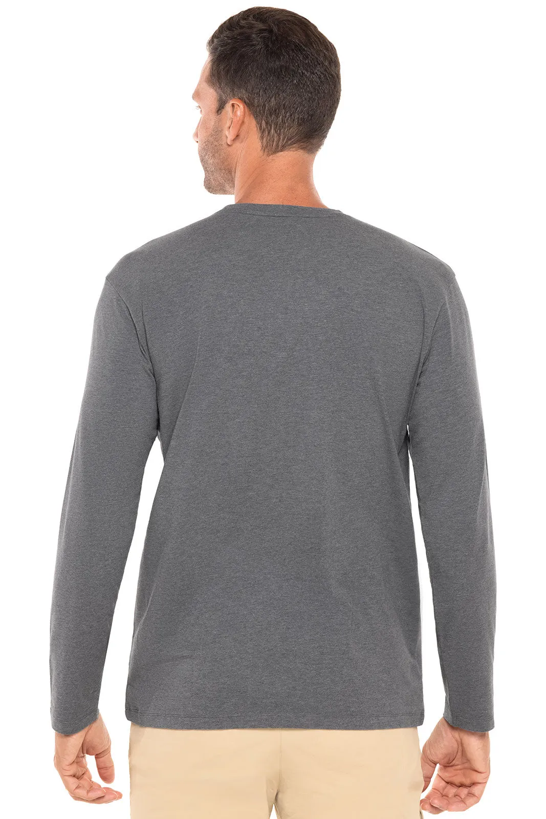 Men's Morada Everyday Long Sleeve T-Shirt | Charcoal