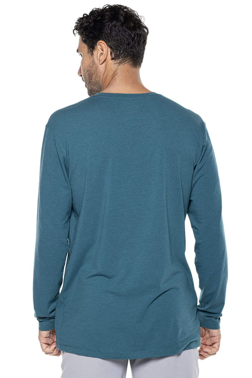 Men's Morada Everyday Long Sleeve T-Shirt | Midnight Green