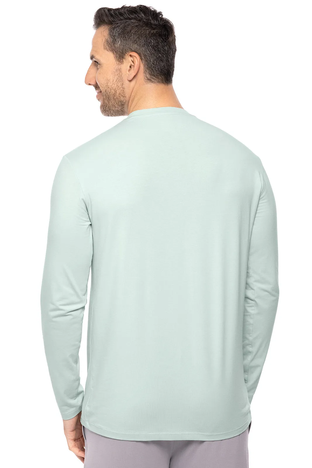 Men's Morada Everyday Long Sleeve T-Shirt  |  Misty Aqua