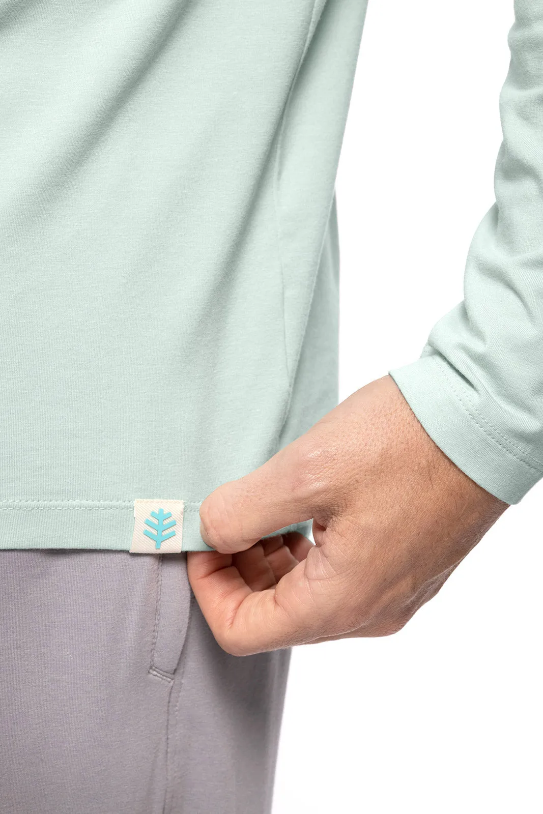 Men's Morada Everyday Long Sleeve T-Shirt  |  Misty Aqua