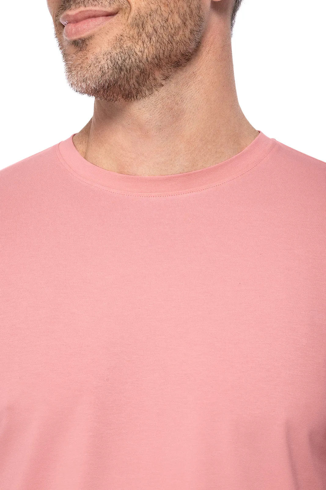 Men's Morada Everyday Long Sleeve T-Shirt | Peachy Pink