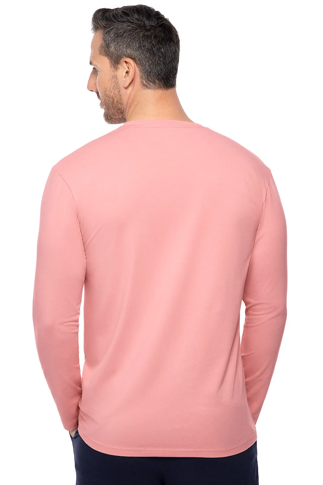 Men's Morada Everyday Long Sleeve T-Shirt | Peachy Pink