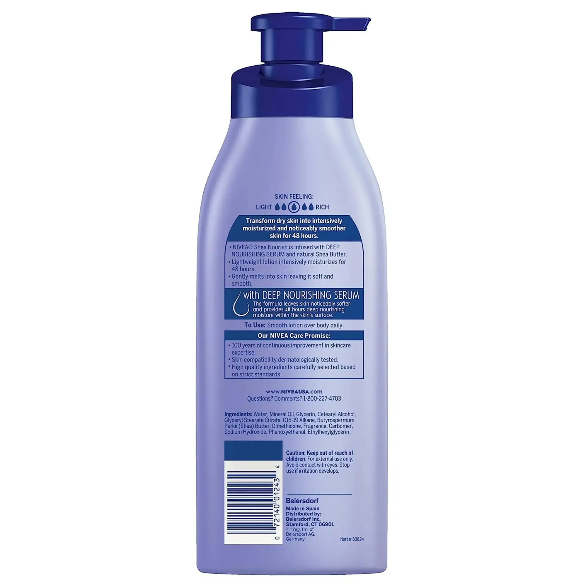 NIVEA® Shea Nourish Body Lotion, 16.9 oz.