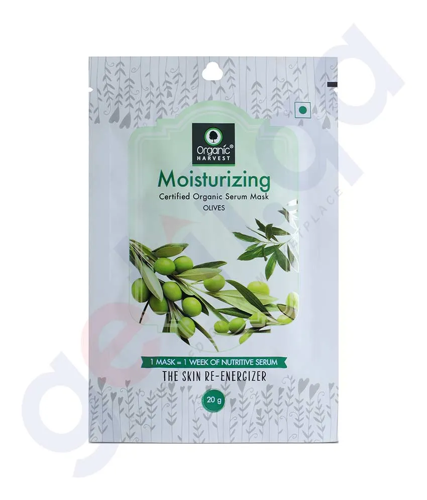 ORGANIC HARVEST MOISTURIZING SERUM MASK 20GM