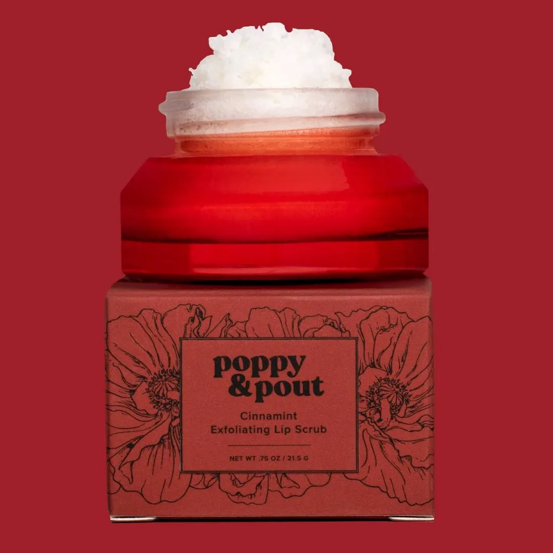 Poppy & Pout | Lip Scrub, Cinnamint