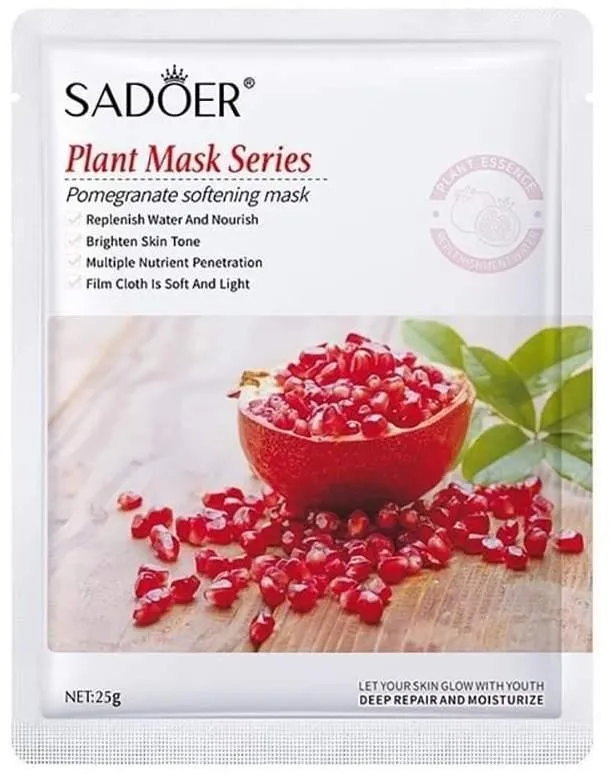 SADOER - Pomegranate Softening Face Sheet Mask