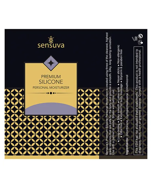 Sensuva Premium Silicone Personal Moisturizer - Assorted Sizes