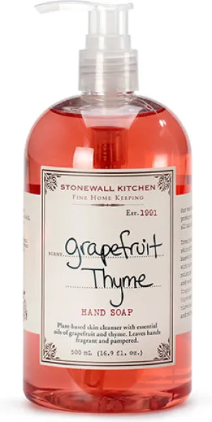 Stonewall Kitchen Grapefruit Thyme Hand Soap