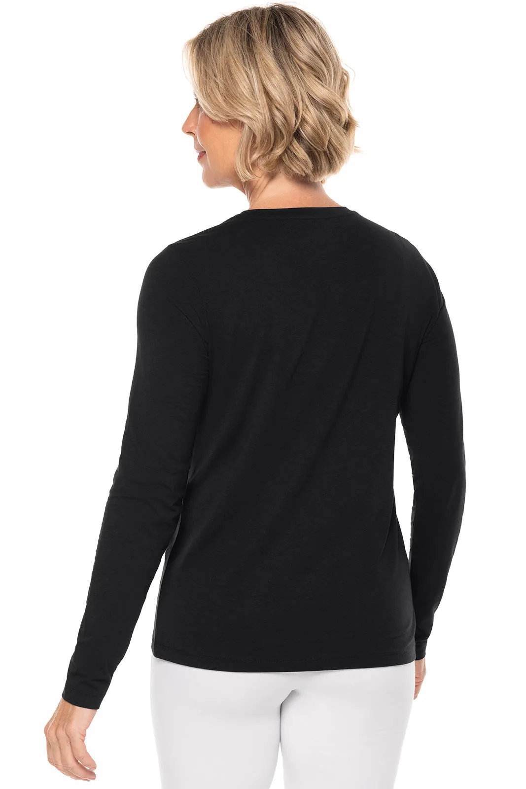 Women's Morada Everyday Long Sleeve T-Shirt | Black