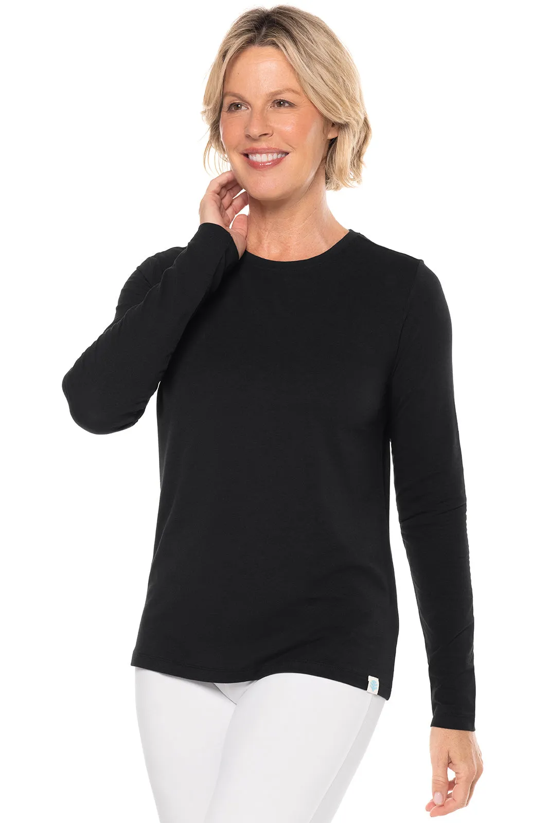 Women's Morada Everyday Long Sleeve T-Shirt | Black